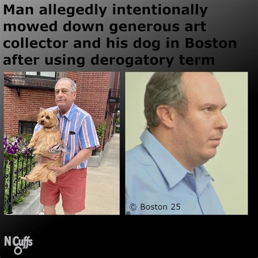 In Boston, a man is facing charges after he allegedly intentionally mowed down an art collector and his pet dog. 79-year-old John Axelrod was walking his dog, Tale, when he was struck on Saturday morning. The Boston Globe reports that Axelrod was with a friend near the Commonwealth Avenue Mall when he was fatally hit. Police responded to the scene around 9 a.m. before Axelrod was rushed to an area hospital, where he passed away. The suspect, 42-year-old William Haney, is facing charges of murder