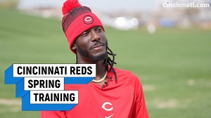 What Elly De La Cruz had to say after the first day of full-squad spring training workouts