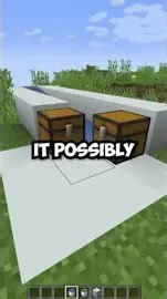 1 pixel water save challenge in Minecraft!