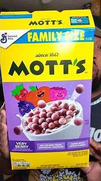 Mott’s very Berry cereal REVIEW #supercerealsunday