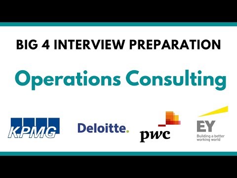 Master Big 4 Operations Consulting Interviews | Cost, Efficiency, KPIs, Automation, Value Stream