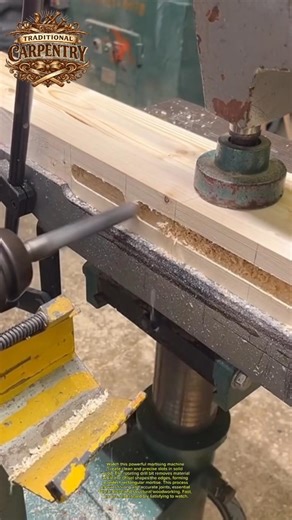 Fast Mortise Cutting Machine Perfect Wood Joinery #woodworking #DIY #tools
