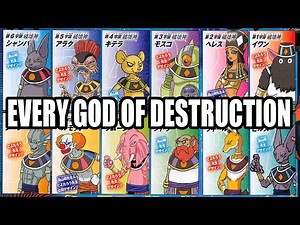 A Closer Look At All 12 Gods Of Destruction (NAMES INCLUDED)