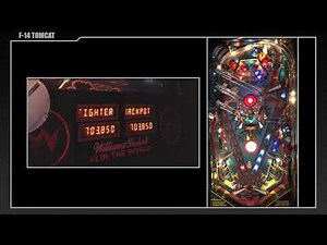 F-14 Tomcat (1987) - Pinball Machine Gameplay