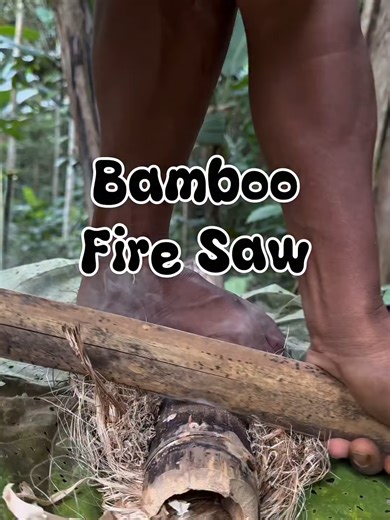 Bushcraft Fire Making with Char Cloth, River Stones and Green Bamboo Survival skill every American should know… #primitive #survival #USA #tiktokusa #treanding #campinglife #outdoor #Survival #outdoors #Trend
