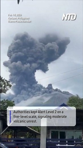 Mount Kanlaon Erupts in the Philippines