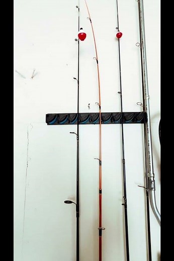 Vertical Wall Mounted Fishing Pole Holder - Review