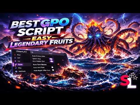 [ FREE ] BEST GPO SCRIPT , (Auto Kraken Farm, StarLit Hub)