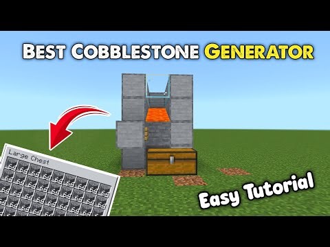 Best Automatic Cobblestone/ Stone Generator in Minecraft 1.21 |