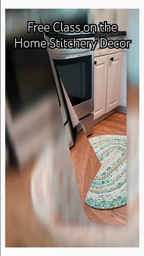 Jelly Roll Rug Tutorial DIY Kitchen Decor #home