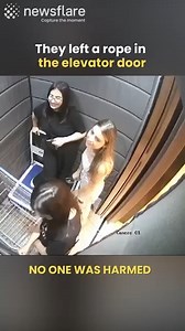 731K views · 3K reactions | This is why you make sure nothing is stuck or left in the doors of an elevator! This could have gone A LOT worse  | Newsflare | Facebook