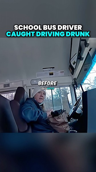 School Bus Driver Caught Driving Drunk 😳