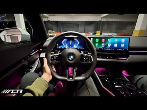 2024 BMW 530i xDrive POV Night Drive /// The Midnight Cruiser