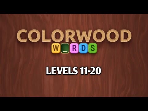 Colorwood Words - Cryptogram All Levels 11-20 Game Walkthrough Solution