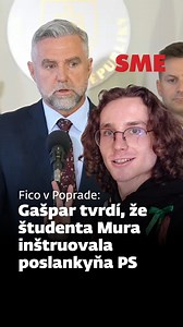 Tibor Gašpar obvinil poslankyňu Progresívneho Slovenska Darinu Luščíkovú, že mala vplyv na popradského študenta ktorý kriedou napísal odkazy pre premiéra Roberta Fica.⁠ ⁠ Čítajte viac na SME.sk 🔗 Odkaz máme v profile @denniksme | SME