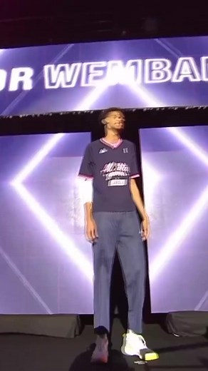 Victor Wembanyama introduced ahead of the LNB All-Star Game! Live on NBA App: https://app.link.nba.com/lnb_allstar_ | NBA