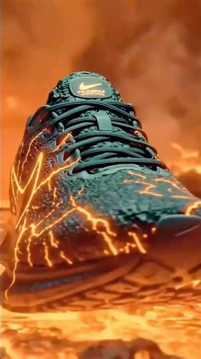 🔥 The Lava Nike Shoe Made with AI! | Epic Concept | #shorts