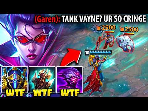 I invented a new Tank Vayne build and it's next level broken (5000+ HP, INSANE SPLASH DMG)