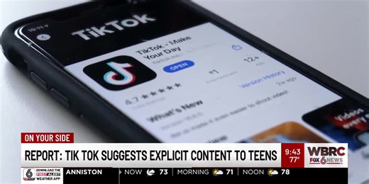 Report: Tik Tok suggests explicit content to teens