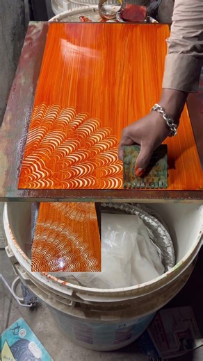 How to create oil tube design #texture #trending #design #viral #highlight