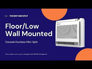Quantum Ultra 12,000 BTU 24.6 SEER2 Floor/Low-Wall Mounted Console Mini-Split AC Inverter Heat Pump