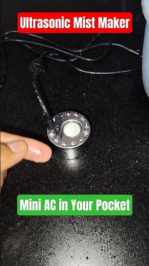 Ultrasonic Mist Maker/Humidifier Review #MiniAC #minicooler #cool #summer #aircooler