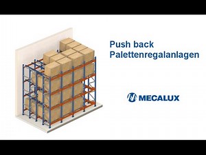 Push back Palettenregalanlagen | Mecalux Deutschland