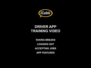 Official iCabbi Driver App Training Video