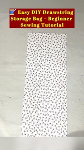 🧵 Easy DIY Drawstring Storage Bag – Beginner Sewing Tutorial #SewingProjects #DIYBag #BeginnerSewing #FabricCrafts #HandmadePouch #EasySewing #SewingTutorial #fblifestyle | All Girls' Things
