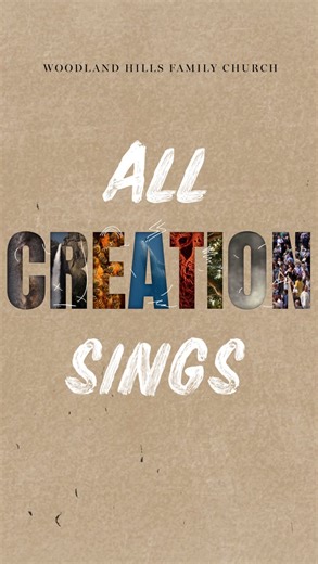 In the beginning, God spoke and creation responded with beauty, wonder, and praise. Join us this Sunday as we kick off our newest sermon series — All Creation Sings. Tomorrow we’ll begin our exploration to see how everything in creation…seen and unseen points to our Creator who upholds all things by the word of His power. Let’s worship Him together! 📍Woodland Hills Family Church 📅 Sunday | ⏰ 8:15A | 10:00A | & 11:45A | Woodland Hills Family Church