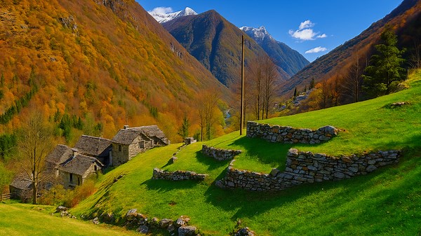 Lavertezzo in Ticino, Switzerland – Hidden Gem in 4K