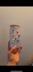 Bluey - Frosted Mason Jar - Etsy Canada