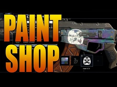Black Ops 3 Paint Shop Gameplay! (Multiplayer Weapon Customization)