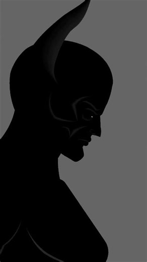 Edgy horror batman inspired by Nolan Demon batman #animation #horror #batman