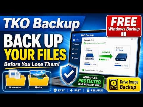 How to Back Up Important Files on Windows Before You Lose Them — Free Backup Software