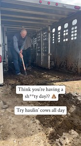 Somebody call Mike Rowe! ☎️💩🆘 Bringing our first time moms (heifers) from our other property back to the pastures behind the house— this helps us keep a closer eye on them as they start calving. . . Let’s hear about your dirty jobs! 🤣 #dirtyjobs #mikerowe #idahocattle #ranchlife #💩 #haulingcattle #verifiednatural #farmtotable | Folsom Farm Beef