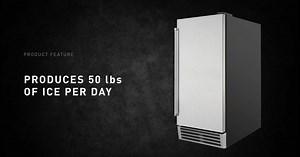 3.8K views | It makes ice. Lots of ice. Like 50 pounds of ice. For when you need lots of ice. Party anyone? Pictured: 15in Built-in 50lbs Ice Maker in Stainless Steel bit.ly/TH15InchBuiltInIceMaker | THOR Kitchen | Facebook