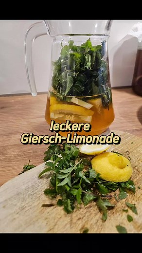 Giersch Limonade: Erfrischendes Rezept mit Wildkräutern