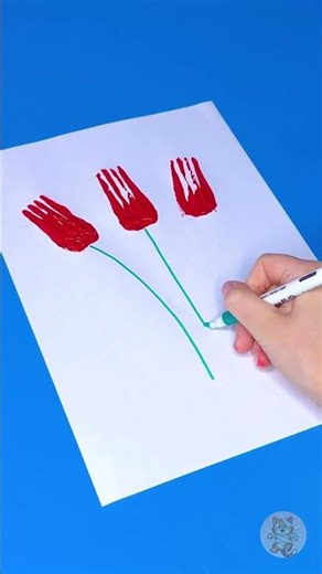 How To Draw With a Fork? 😮 Creative Drawing by Tape Cat 😹