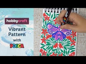How to Create a Vibrant Pattern Illustration with POSCA Pens | Hobbycraft