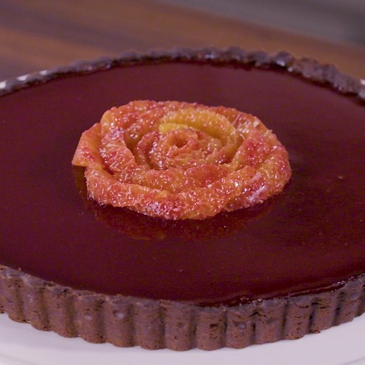 10K views · 59 reactions | All the fun of a chocolate orange in tart form. Get the recipe and more foolproof pie recipes in our cookbook, The Perfect Pie: https://cooks.io/2PLNvYC | America's Test Kitchen | Facebook