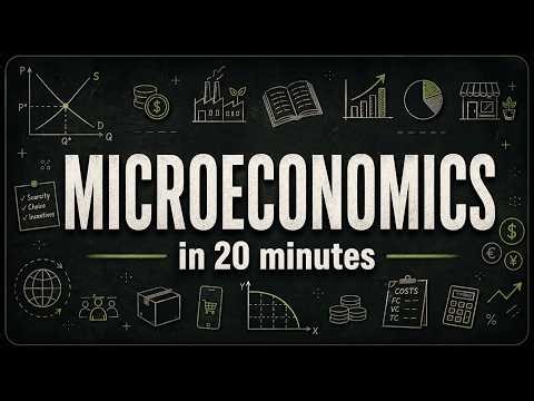 ALL OF MICROECONOMICS in 20 minutes