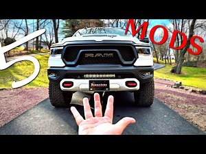 2019 RAM 5 MODS I CAN"T LIVE WITHOUT