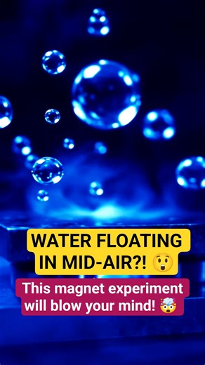 Make Water Float With Magnets?! Mind-Blowing Science Experiment #shorts