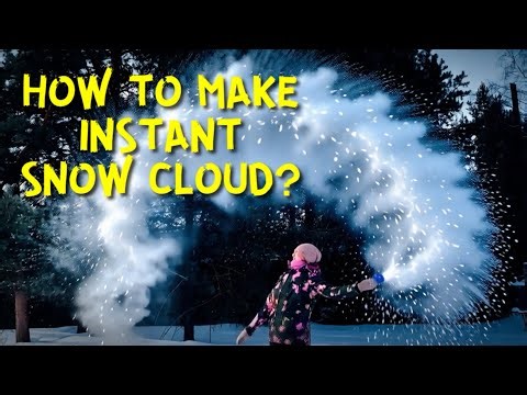 How to Make a Snow Cloud in Seconds? Boiling Water Turns to SNOW Instantly! Trick or Real Physics?