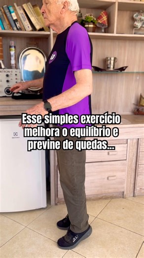 EXERCÍCIO PARA IDOSOS‼️ Previna as quedas #fitness #homeworkout #treinoemcasa #idosos #shorts