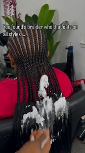 Braiding Magic in Motion. 😌#SalonVibes #Haircare #haircut #Hairstyle #HairTransformation | Hair draser