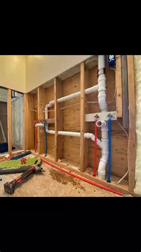 19K views · 36 reactions | Swipe to see how this rough in for a double vanity was updated to the specs of the new vanity!!! #onlyplumbing #plumbingOnly #fblifestyle #plumbinglife #plumbingrepair | Only Plumbing | Facebook