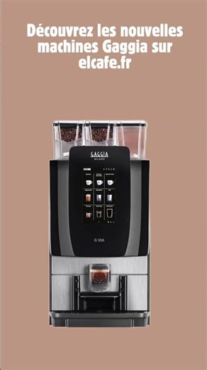Découvrez les nouveautés Gaggia pro sur El Café ✨