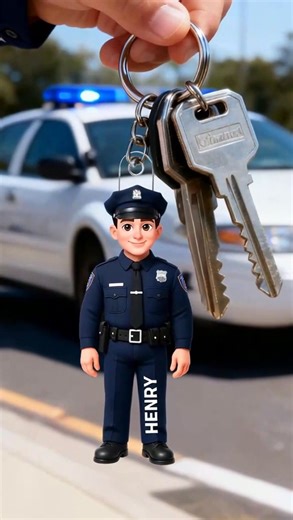 7.1K views · 607 reactions | Personalized police action figure keychain to honor their service. ‍♂️❤️ Order Here: bakven.com/251024-11 | Bakven | Facebook